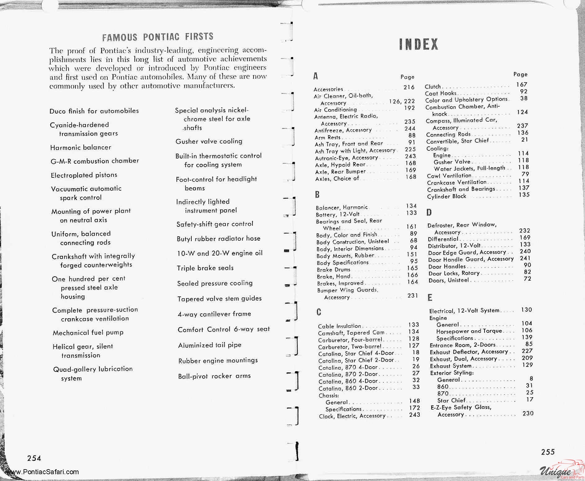 1956 Pontiac Facts Book Page 111